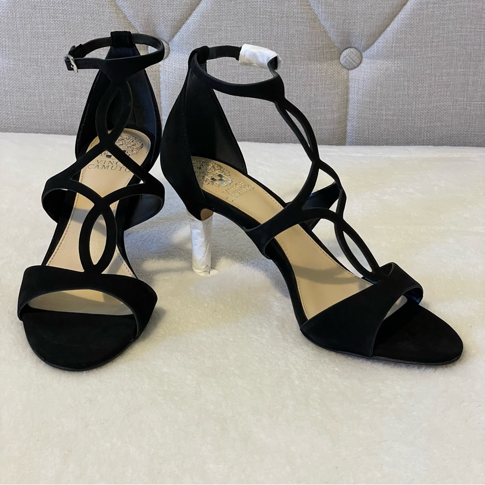 Vince Camuto Payto suede ankle strap dress sandals - Size 8.5